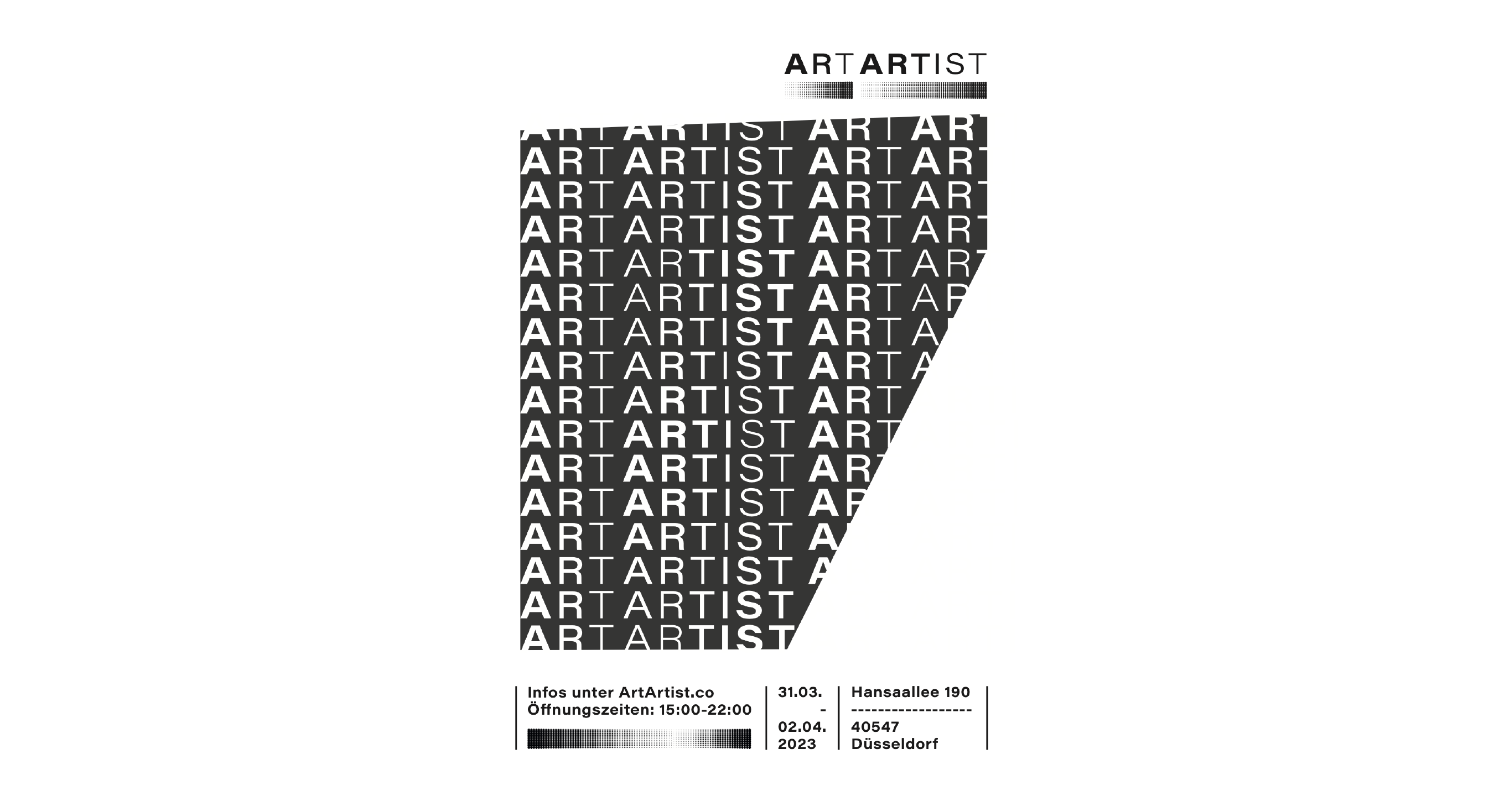 artartis Kunstausstellung Düsseldorf Plakat